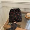 Mode Bedruckte Niedliche Erdbeer Mini Bucket Bag Sommer Vielseitige Schulter Crossbody Tasche