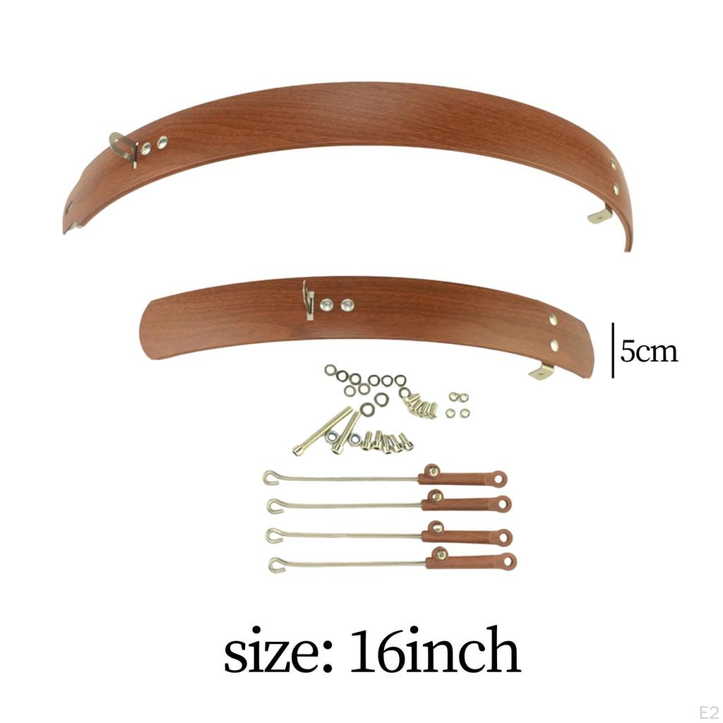 Folding Bike Mudguard Front & Rear Fenders Bicycle Set Simple Installation Mud Guard Full