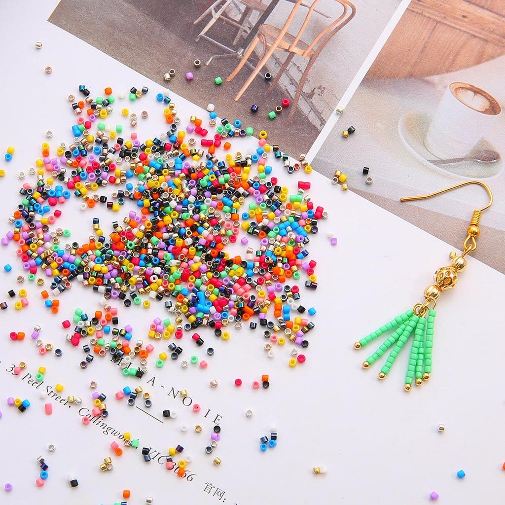 1900Pcs Crystal Czech Glass Beads Seed Spacer Beads for DIY Decor ραπτικής ρούχων