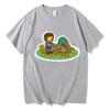 HuUnisex and Tonberry Vintage TShirt Funny Meme Graphic Tee Aesthetic Shirt Unisex 90s Y2K Style Harajuku Pure Cotton Tops Clothes