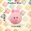 Squishy Bunny Toy for Stress Relief – Handmade Soft Silicone Rabbit with Ultra Soft Squeeze Texture, Cute Gift for Adults and Kids