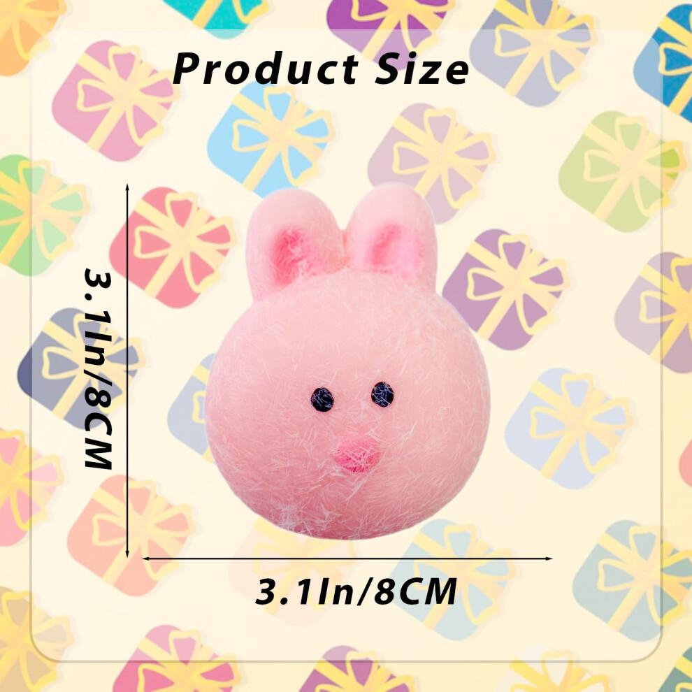 Squishy Bunny Toy for Stress Relief – Handmade Soft Silicone Rabbit with Ultra Soft Squeeze Texture, Cute Gift for Adults and Kids