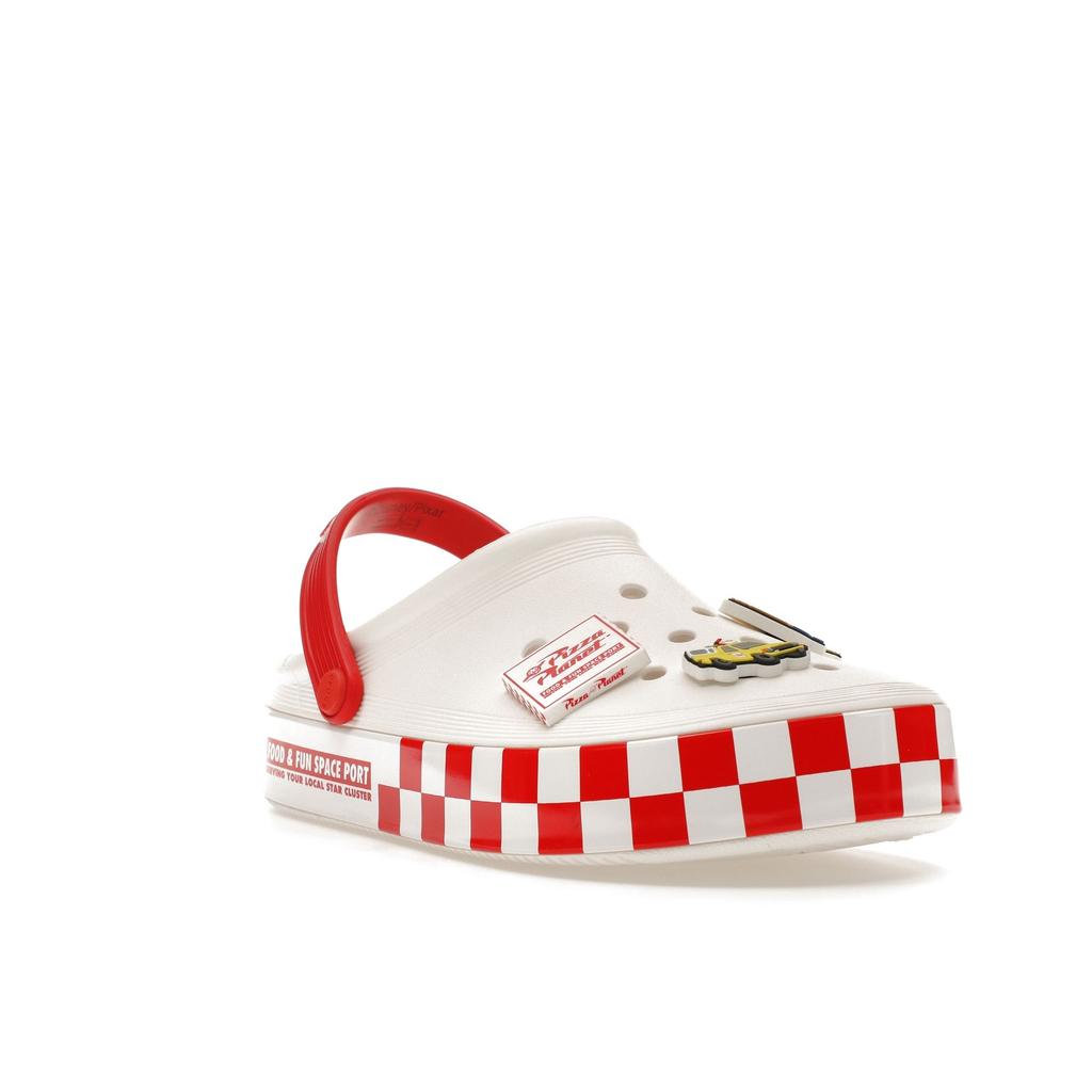 Toy Story x Crocs Zueco Off-Court Pizza Planet Zapatillas para Mujer Blanco 209816-100