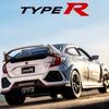 1/ 32 Scale Honda TYPE-R  Alloy Car Model Diecasts Toy with Sound and Light Vehicles Decoration Toys for Kids Gift
