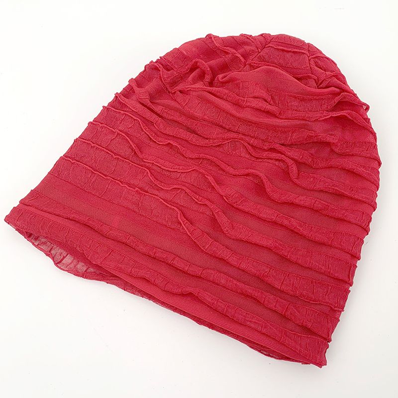 Spring and Summer Thin and Lightweight Design Gentle and Breathable Stacking Cap Comfortable and Breathable Air Conditioning Cap Sleeping Cap