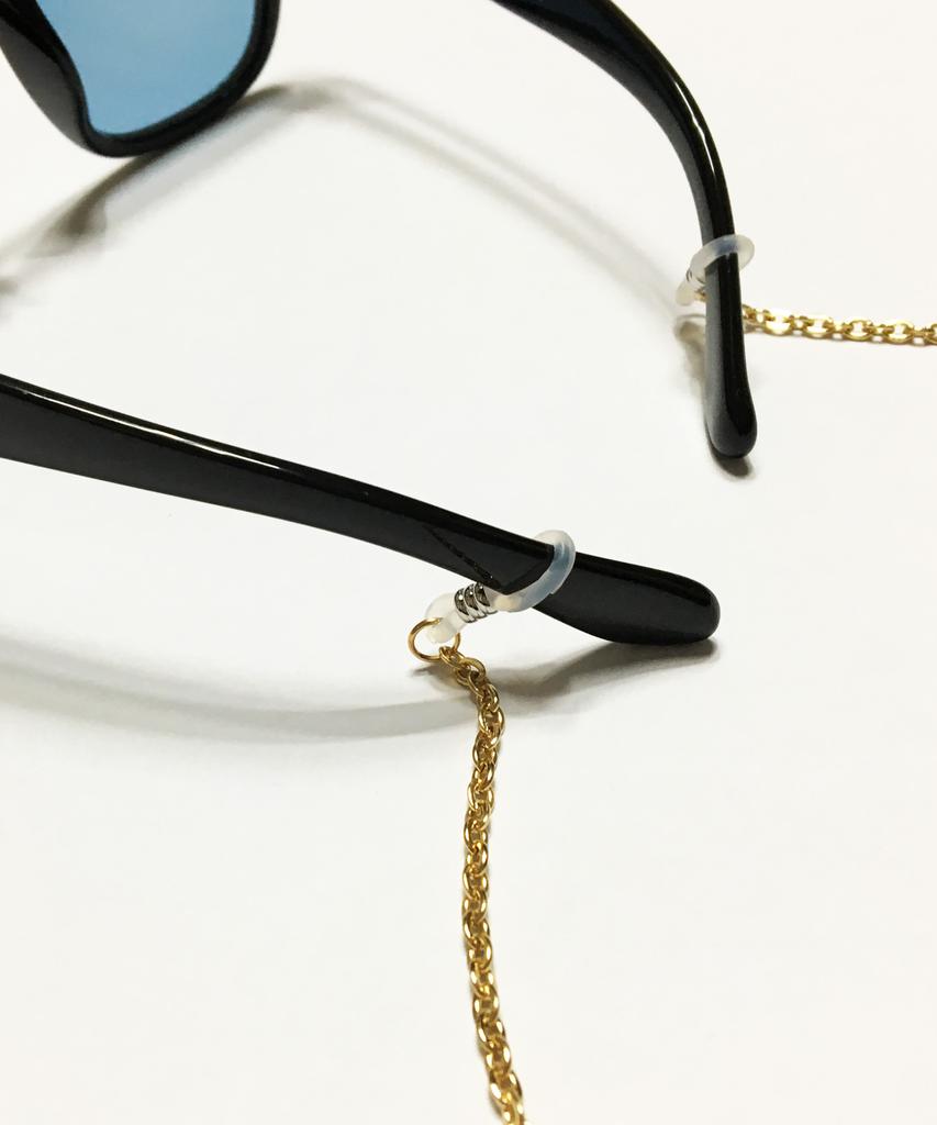 Segseuto [Surgical Steel][Eyeglass Chain] W-Type 003 E.L Gold