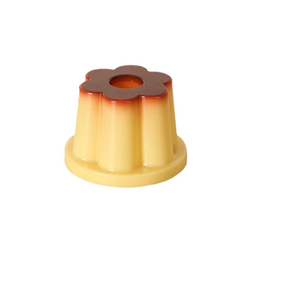 

Plastic Pen Holder Pudding Shape Pen Pot Creative Stationery Holder School Office Supplies