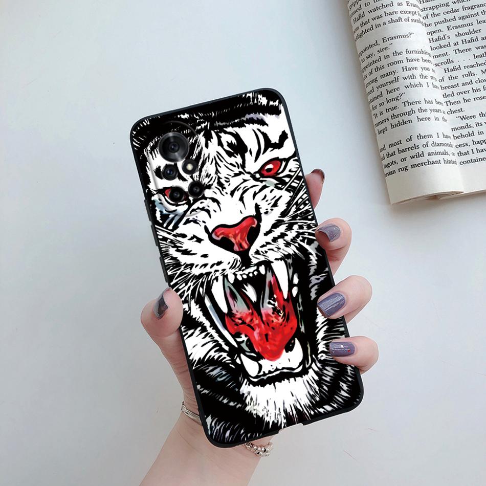 Case For Huawei Nova 8 Pro SE Silicone Flower Cat Cartoon Protector Phone Cases For Huawei Nova8 8Pro 8SE New Fundas Back Cover