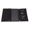21W Foldable Solar Panel Charger Black Portable Solar Phone Charging Panels with Dual USB Port for Outdoor Hiking