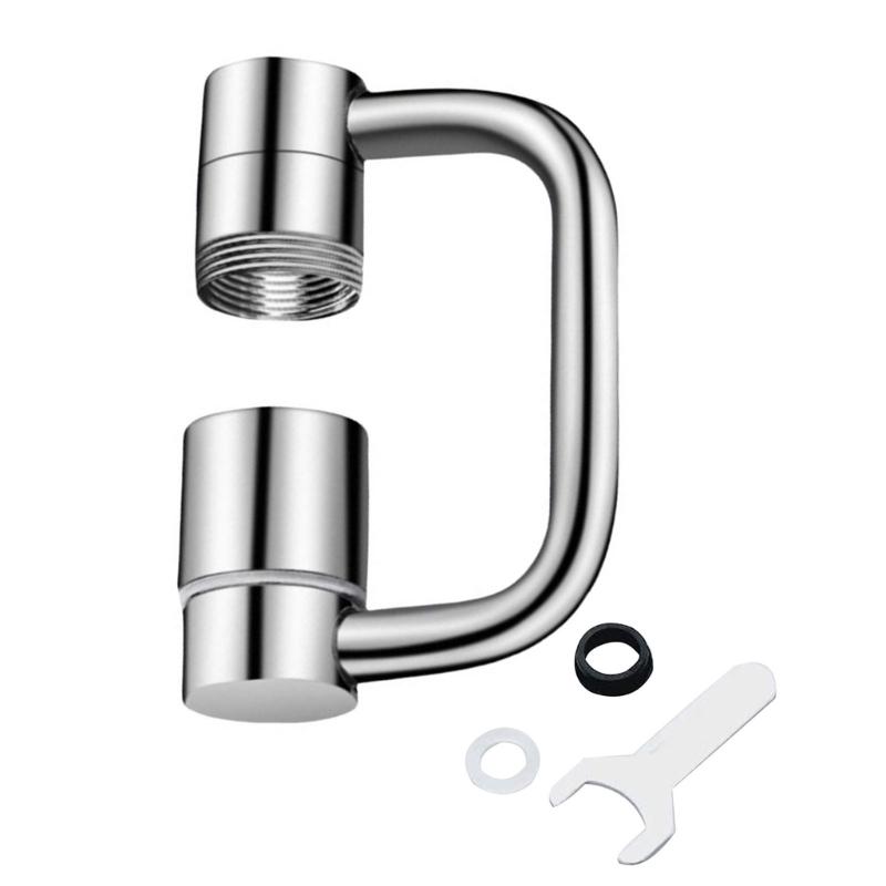 Starker Schwenkbarer Wasserhahn-Verlängerungsarm mit 360-Grad-Drehung Einfache Installation Verstellbare Wasserhahn-Adapter für den Heimgebrauch