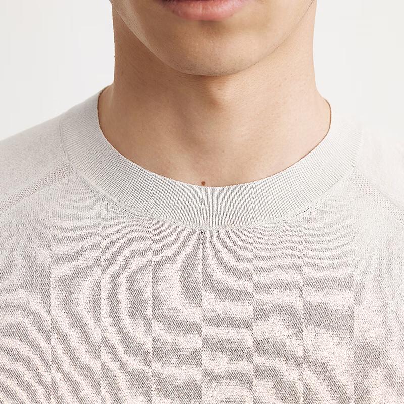 CROQUIS Men's 2025 Summer Short-Sleeve Knit Crew Neck Shirt