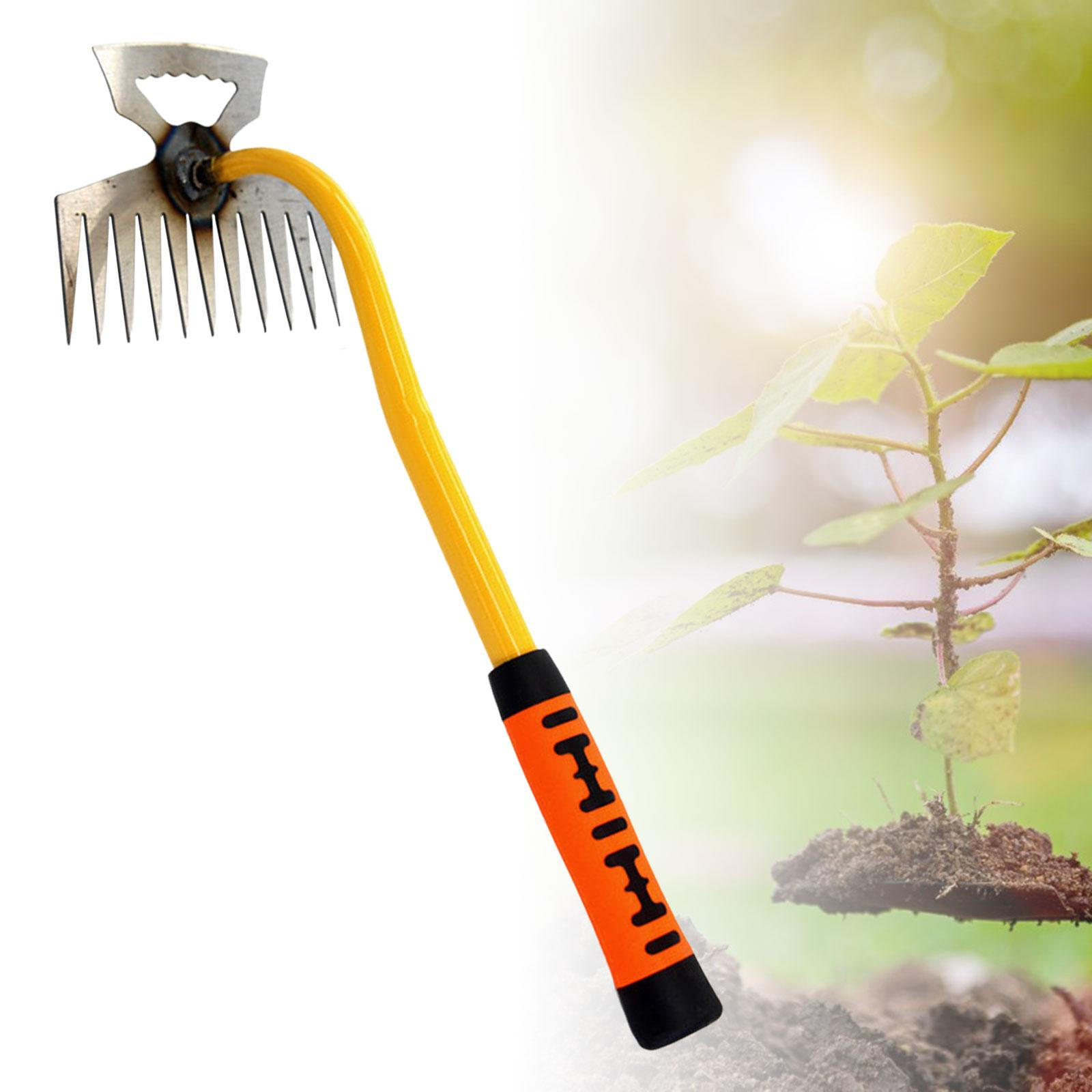 Manual Hand Weeder Loosening Soil Iron Hardened Strong Heavy Duty Cultivating Planting
