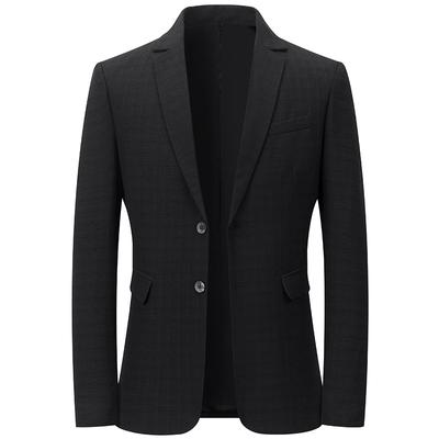 Suit Men's Spring and Autumn Business Men's Clothing Non-ironing Slim Fit Light Single Western Top Casual Suit Jacket