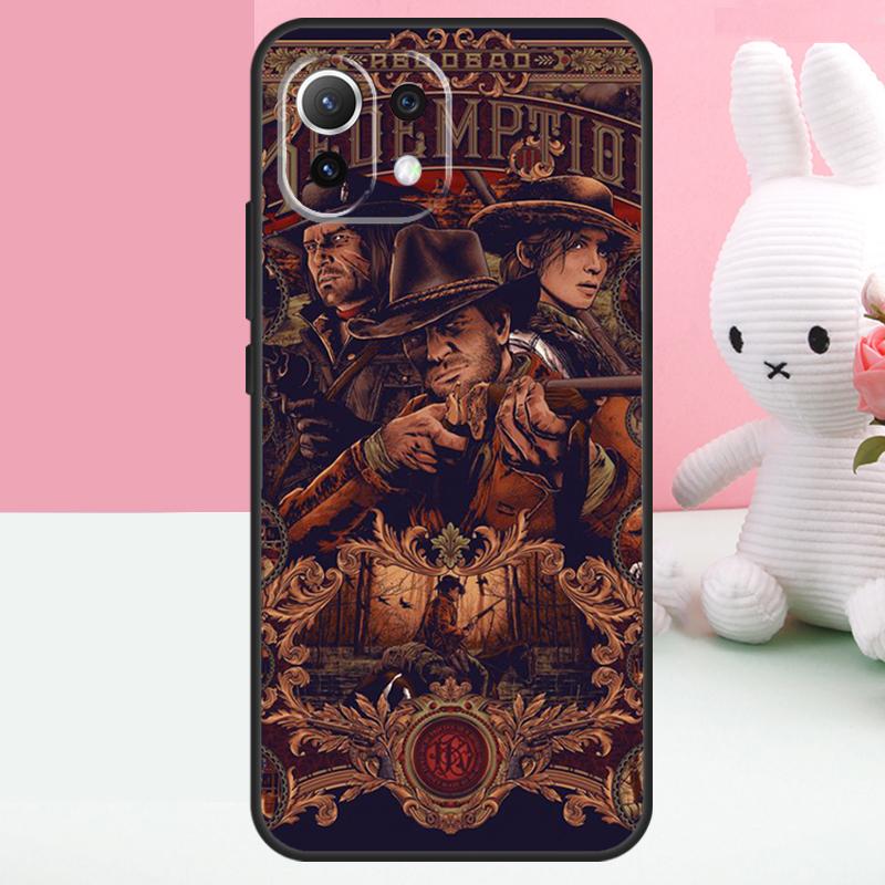 Red Dead Redemption 2 Funda For POCO F5 X3 X4 X5 Pro M4 F4 GT C40 F3 Case For Xiaomi 13 Lite 12 11T 12T Pro 12X