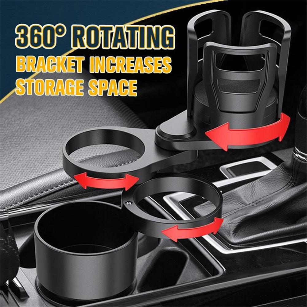 4in1 Multifunctional Adjustable Car Cup Drink Bottle Holder Base Stand Organizer