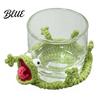 Table Protector Coaster Crochet Lizard Coaster Funny Handmade Animal Cup Mat 3D Knitted Unique Mat Drink for Desk Cute Heat Resistant Decorative