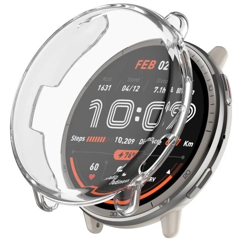 Beschichtung TPU Vollhülle für Amazfit Active2 Smartwatch Armband Schutz Weiche Bumperhülle Huami Zubehör