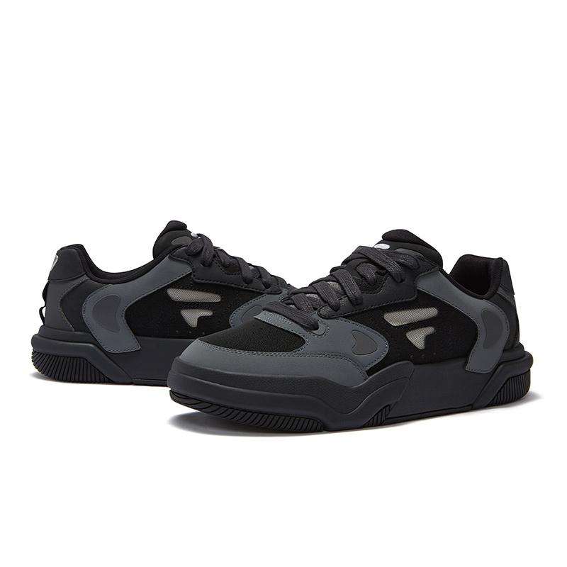 FILA Fusion Grind Skate Shoes Men Sneakers Black Gray T12M442309FTC