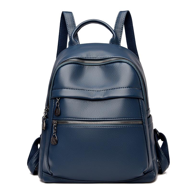 European-style Women's Double-shoulder Bag, Single-shoulder Crossbody Bag, Fashionable Large-capacity Travel Backpack, Student Backpack