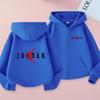 Hot-selling Basketball Star Print Kids Charming Clothes Zipper Style Hoodie Girls Boy 3-12 Years Leisure Fashion Sweatshirt Coat