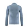 2024 Men's Long Sleeve Quick Dry Half Zip Running T-shirt - Stand Collar Fitness Wear for Spring and Autumn