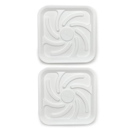 2Pcs Plunger Trays Fast-Drying Air Mats Easy to Clean Reusable