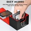 PU Trading Card Deck Box Large Capacity Deck Storage Box  Collectible Game Card