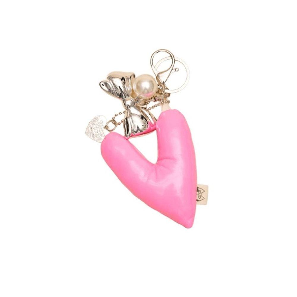 MOSSGARDEN1919 Boku Boku Мягкий брелок Мягкое сердце (розовый) Padded Heart (Pink)_50MGAC0126