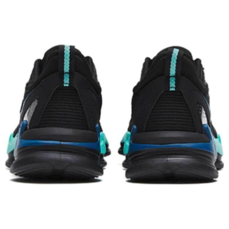 New Anta Cushioning Anti Slip And Wear Resistant Low Top Running Shoes Men's Black Green 112315555-1