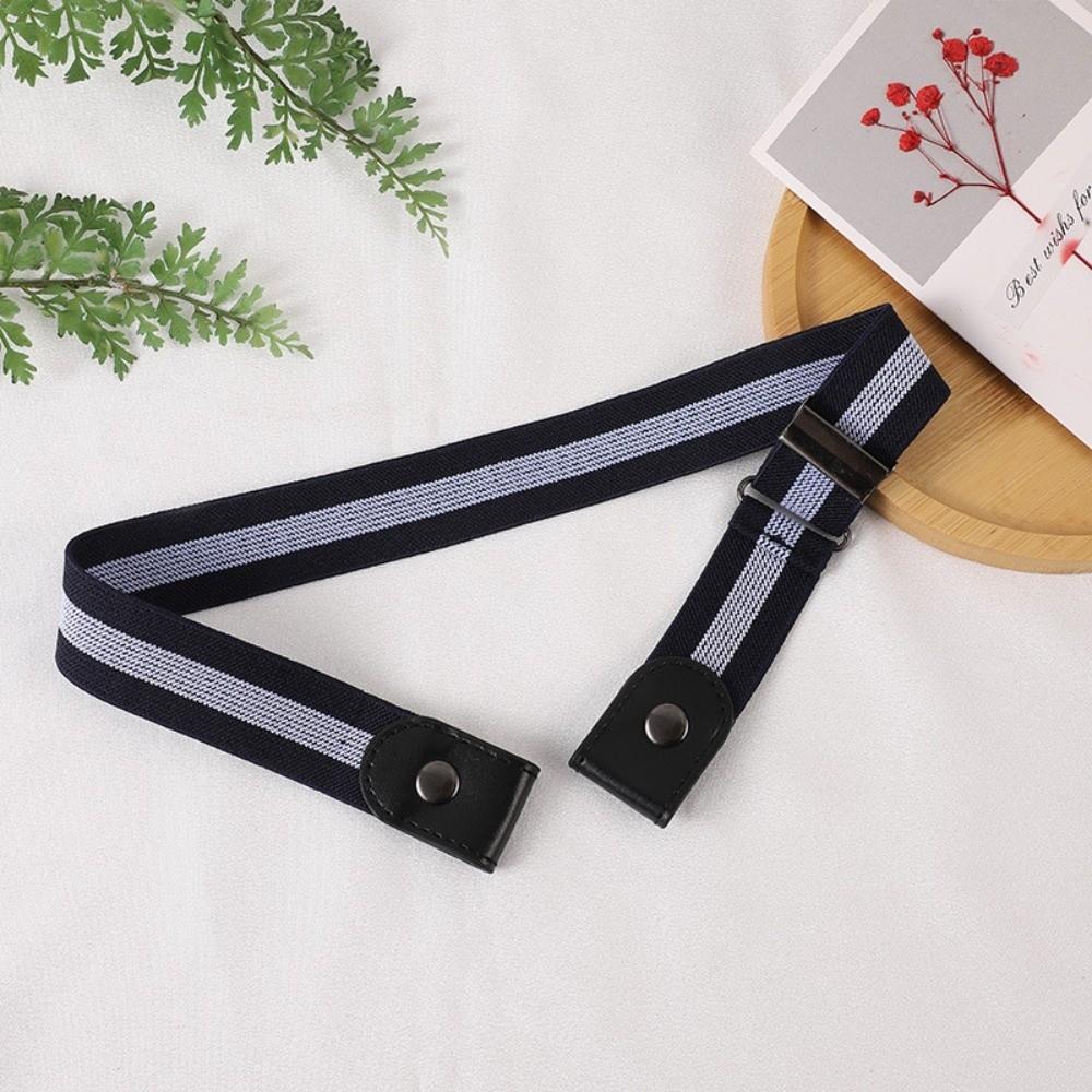 

New Easy To Wear Invisible Belt Stretch Elastic Canvas Buckle-Free Belts Adjustable Comfortable Elastic Waist Band for Women Men