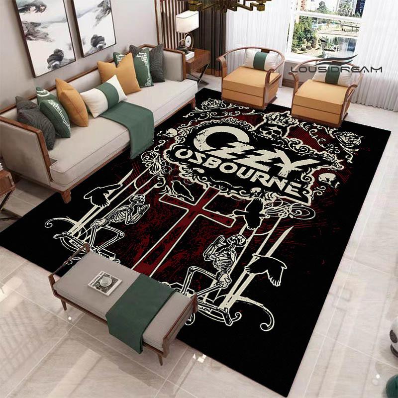 Ozzy osbourne printed carpet Living room bedroom non-slip carpets Yoga mat door mat Outdoor carpet kawaii rug birthday gift
