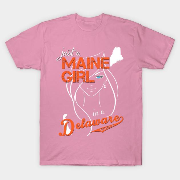 T Shirt Women Maine Delaware Harajuku Print Kawaii Tshirt Summer Short Sleeve Female T-Shirt Top Tee