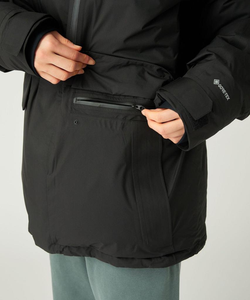 Snow Peak Vejrbestandig Dunjakke Ydertøj Jakke Dunfyldt SORT L GORE-TEX JK-25AU006 Herre Dame