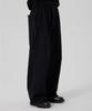 MAKEITTO Bio Washing Wide Cotton Spandex Pants_Black