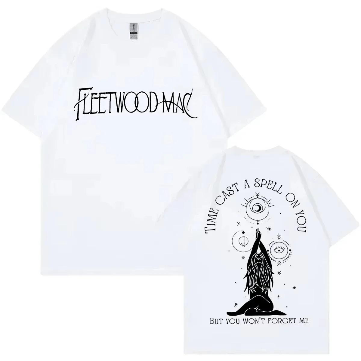 

Fleetwood Mac Band Tour 2026 Double Sided Graphic T Shirts Fashion Trend Vintage T-shirts Men Women Rock Hip Hop Oversized Tees 4XL