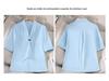 Women's Summer V-Neck Short Sleeve Professional Blouse