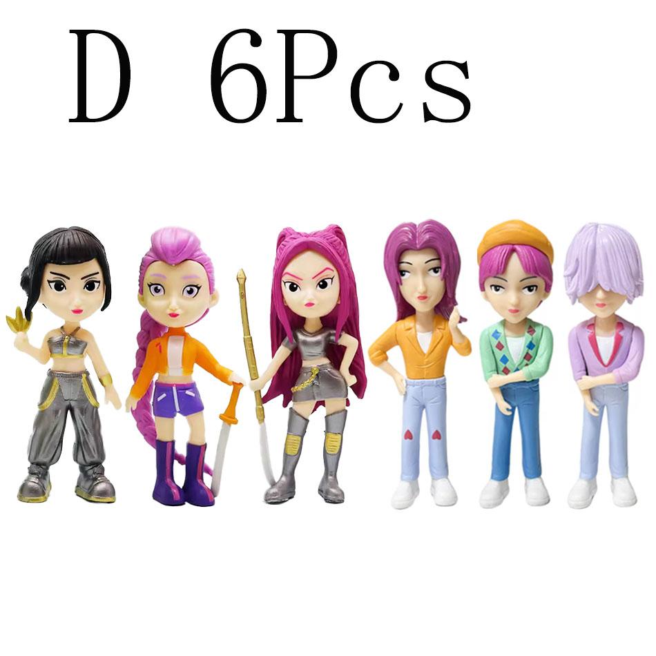 2027 NEW Kpop Devil Hunter Rumi Zoe Mira anime polyvinyl chloride character collection desktop trinkets Childrens New Year gift