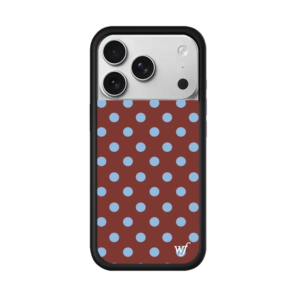 

New Wildflower INS Cherry Polka Dot Phone Case for iPhone 17 Pro Max 16 15 14 13 12 16 Plus 15 pro 3D WF Cute Protective cover for iphone 13 Promax
