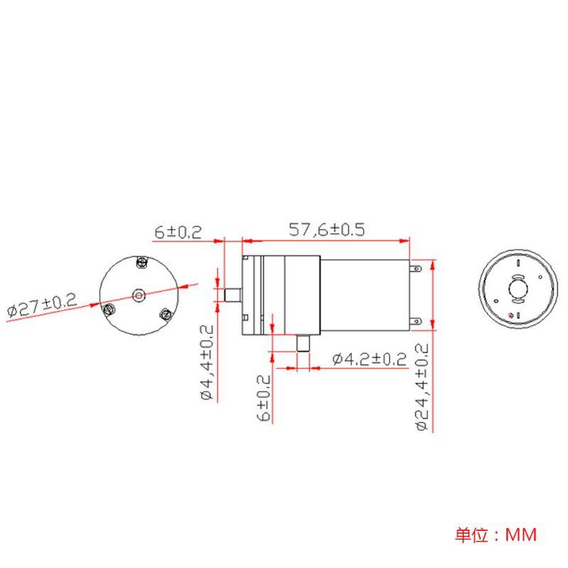 DC Small Water Pump Low Noise Large Water Flow DC Motor Water Pump For Mini Vacuum Oxygenation Air Pressure Breast Pumps