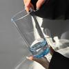 Blue Limited Edition Fuji Mountain Glass Cup Japanese Sle High Aesthetic Value Coffee Drinking Cup for Home Use Water Cup