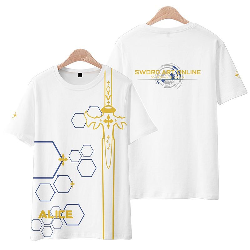 Sword Art Online AnimeT-Shirts Men Women Tee Shirt Short SleeveT Shirt Plus Size Tops