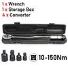 Ratchet Torque Wrench Square Drive 5-60N.m Reversible Ratchet Key 3/8 Inch Adjustable Torque Spanner Precise Preset Hand Tool