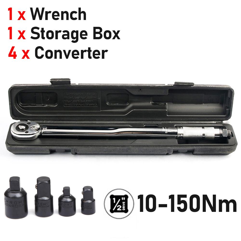 Ratchet Torque Wrench Square Drive 5-60N.m Reversible Ratchet Key 3/8 Inch Adjustable Torque Spanner Precise Preset Hand Tool
