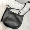 Handcrafted Soft Cowhide Crossbody Bag - Women's Lightweight Street Hobo, Genuine Leather Casual Shoulder Bag with Urban Edge