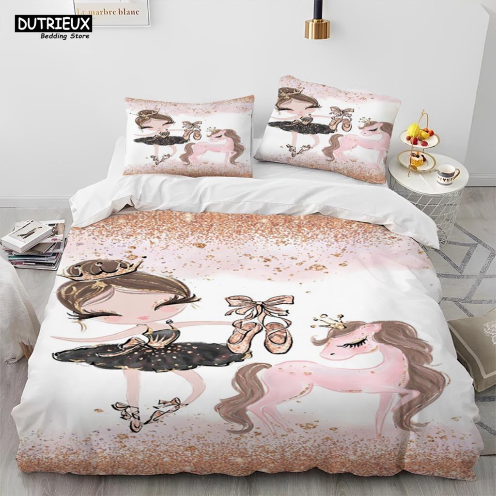 3D Bed set Beautiful Beach Bedding Bed Sets Modern Quilt Cover+pillowcases Winter California King Bedding Sets Jogo De Cama Bed