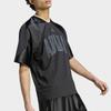 Adidas Camiseta de Malha Oversized com Estampa de Estádio