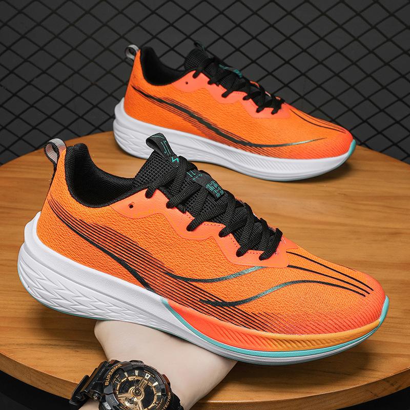 Spring and summer new marathon running shoes breathable mesh shock absorber AJ Feidian. Sneakers