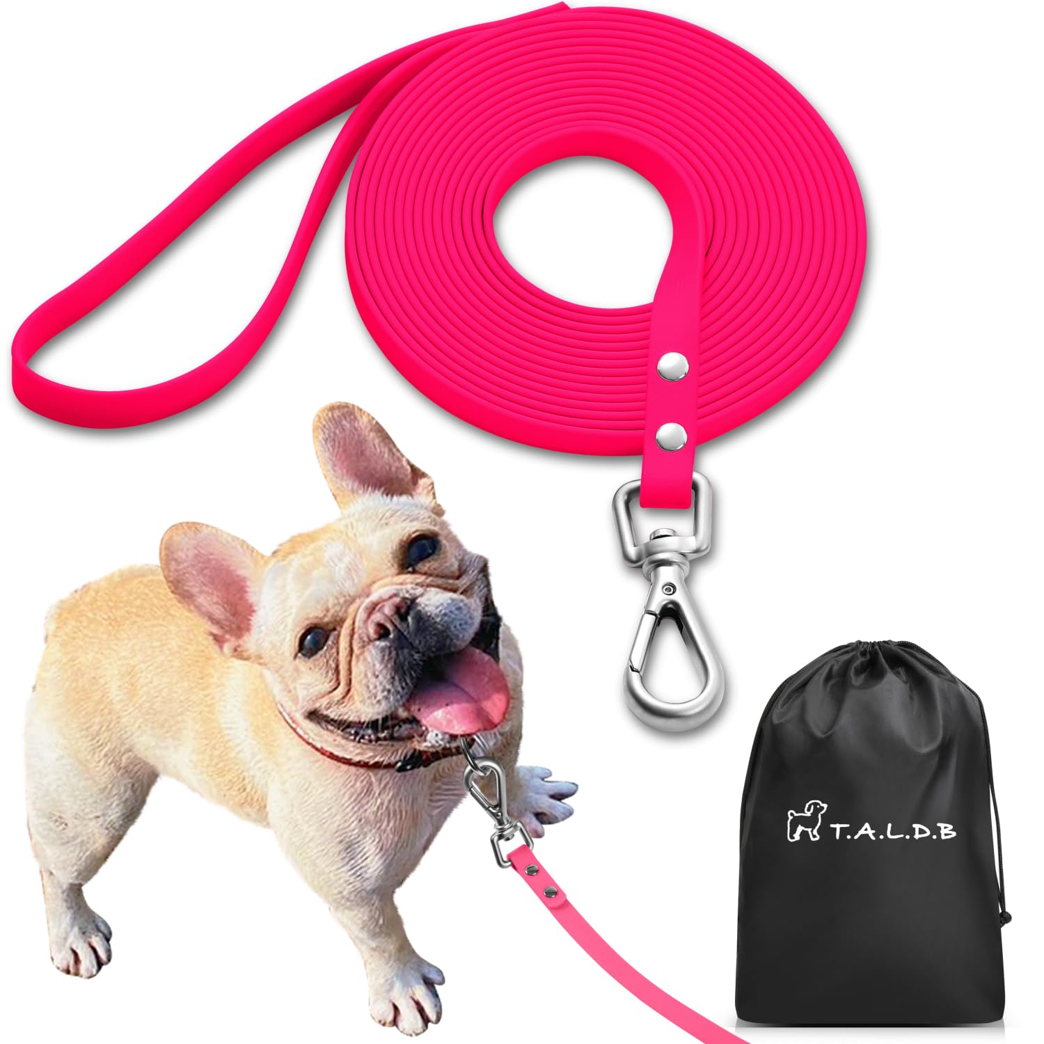 

по собаке Длинный поводок для для тренировки прочный ПВХ вода пятно запутывание для игры в кемпинге цвета [T.A.L.D.B] [Рекомендовано тренерами] собаки, собаки, розовый