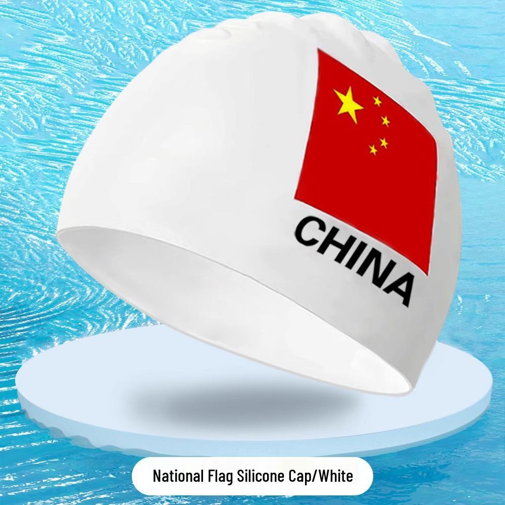 

Водонепроницаемая силиконовая шапочка для плавания унисекс - Не сдавливающая, для длинных волос, размер для взрослых и больших детей с защитой ушей