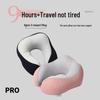 Ice Silk Memory Foam U-shaped Neck Pillow with Dual Storage